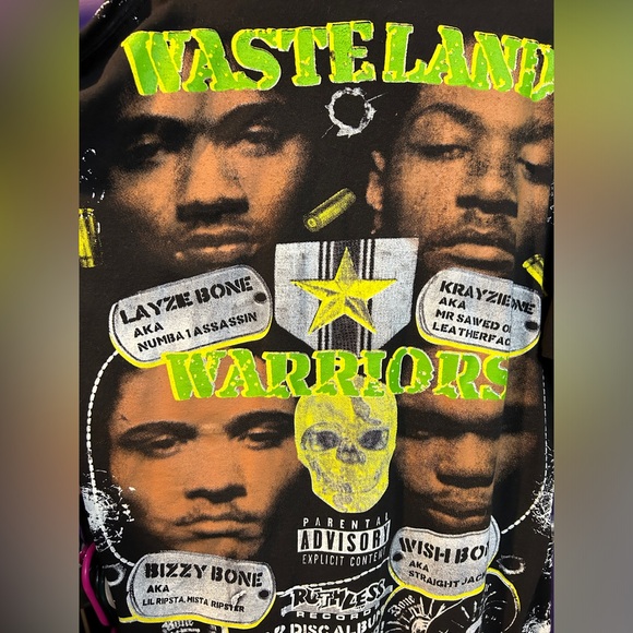 Bone Thugs N Harmony Modern Day Bootleg AOP tee shirt - Picture 4 of 4